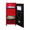 thumbnail image 3 of Metal Mini Locker with Lock and Key Red -10.75" Tall, 3 of 5