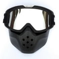 thumbnail image 5 of Windproof Motorcycle Goggles for Open Face Helmets - Retro Motocross Shatter-Proof Lens, 5 of 5
