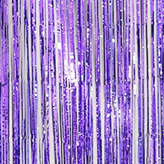 Metallic Fringe Curtain Party Foil Tinsel Home Room Stage Wall Decor