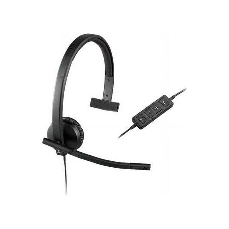 H570e Monaural Over The Head Wired Headset, Black H570e Monaural Over The Head Wired Headset, Black