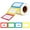 B01, variant on Esaierr Name Tag Stickers Blank Colorful Border Name Labels - Self-Adhesive Label Sticker 150 Sheets/Roll