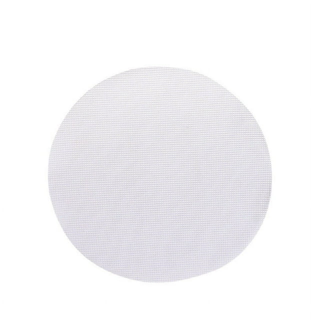 Almohadilla antiadherente de malla de silicona para cocina, 10 Uds., alfombrilla para albóndigas de forma redonda, bollos al vapor, repostería, malla Dim Sum (diámetro de 6,3 pulgadas)