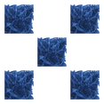thumbnail image 2 of Bewildely Relleno de papel triturado de hierba de Pascua, confeti DIY, relleno a prueba de golpes, decoración de boda, suministros de embalaje, azul azul zafiro 5piezas Bewildely CBP255533, 2 of 4