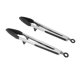thumbnail image 5 of Pinzas de cocina NikouMX 2 piezas 12 pulgadas acero inoxidable silicona, 5 of 8