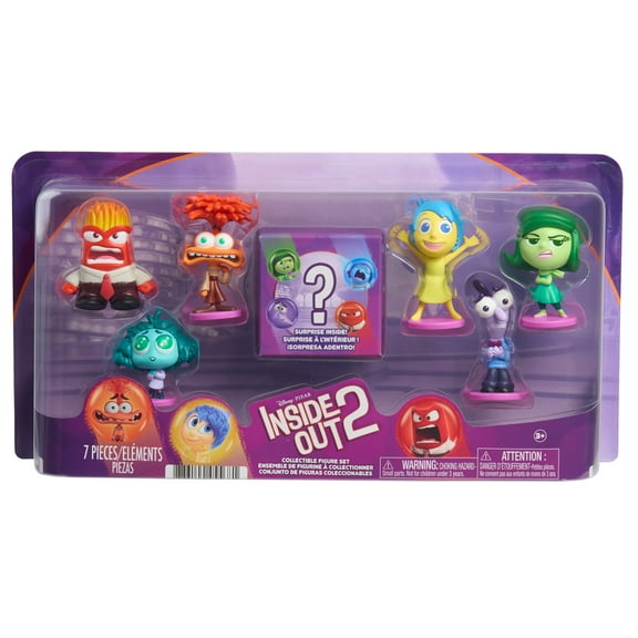 Disney and Pixar Inside Out 2 7-Pack Figure Set