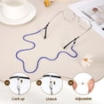 thumbnail image 4 of Uxcell 12 Pcs Correa de Gafas de Nylon Trenzada, Correa de Gafas de 28 Pulgadas con Bucles de Silicona, Cuerdas para Sujetar Gafas Antipérdida Alrededor del Cuello, Púrpura, 4 of 7