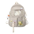 thumbnail image 1 of Mochila escolar jinwen Bolsa escolar grande para niños Blanco, 1 of 8