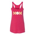 thumbnail image 2 of Wild Bobby, Mom Daisy Mother's Day Tri-Blend Racerback Tank Top, Shocking Pink, Small, 2 of 6