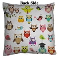 thumbnail image 2 of PKQWTM Set Of Owls Reversible Mermaid Cushion Cover Home Decor Sequin Pillow Case Size 18x18 inches, 2 of 2