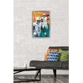 thumbnail image 2 of NFL Miami Dolphins - Tua Tagovailoa 24 Wall Poster, 14.725" x 22.375" Framed, 2 of 5