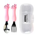 thumbnail image 2 of Toddler Utensils Kids Spoon And Fork Set ,stainless Steel Silverware style 4, 2 of 5