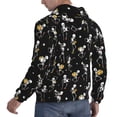 thumbnail image 3 of Hoodies for Men - Playing Music Skeletons Long Sleeve Comfrt Men'S Fashion Hoodies & Sweatshirts, Sweatshirts for Men Hoodies Pullover Clothing Clothes with Pouch, 3 of 7
