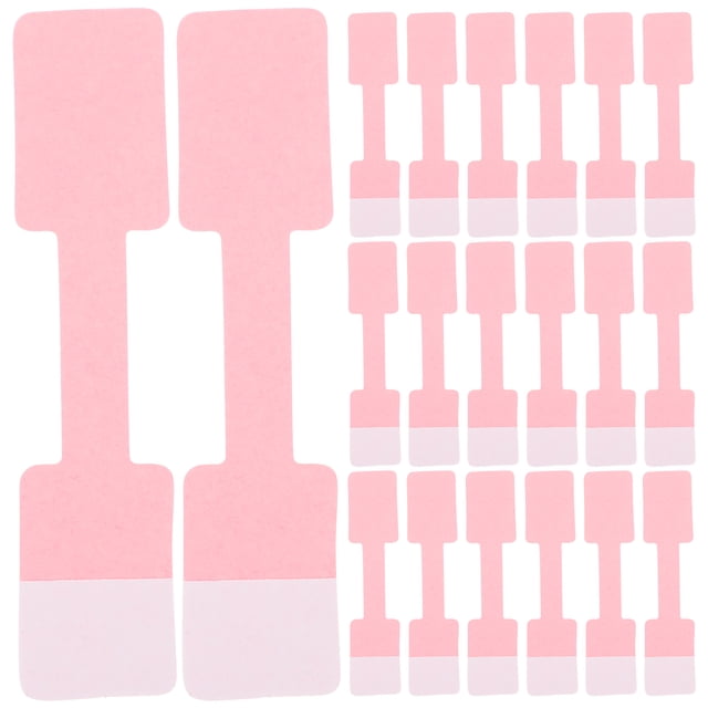Shisuyan 100pcs Jewelry Label Sticker Ornament Adhesive Tag Adhesive Sticker Jewelry Label Sticker