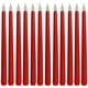 thumbnail image 1 of Velas eléctricas con pilas, velas cónicas, luces LED sin llama, 12 Uds., 1 of 7