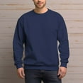 thumbnail image 6 of Men's 100% Cotton Crew Neck Sweatshirt Loose Soft Basic Pullover Sweatshirt, 6 of 15