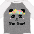 thumbnail image 4 of Inktastic First Birthday Panda 1 Year Old Girl Girls Long Sleeve Baby Bodysuit, 4 of 5