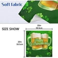 thumbnail image 7 of Dreamtimes St Patrick's Day Clover Cloth Napkins Set of 1, Oversized Washable Reusable Polyester Dinner Table Napkins for Family, Restaurant, Party Decor, 20 x 20 Inch, 7 of 7