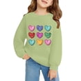 thumbnail image 4 of Girls Cute Sweatshirts Heart Print Oversized Swea𝘁 Shirts Tween 𝗣reppy Clothes 2026 Trendy Long Sleeve Hoodies Pullover Tops, 4 of 9