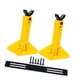 thumbnail image 4 of Soportes de gato para coche RC, modelo de escultura en miniatura, mesa de arena, decoración, eje de reparación de metal amarillo, 4 of 8