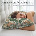 thumbnail image 6 of Green Orange Beige Boho Pillow Covers 20x26 Inch Standard Size, Retro Ethnic Tribal Abstract Art Decorative Pillowcase with Zipper, Microfiber Breathable Pillowcases for Sofa Bed Living Room, 6 of 9