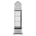 thumbnail image 6 of ACME Noralie Wood Frame Grandfather Clock with LED in Mirrored and Faux Diamonds, 6 of 12