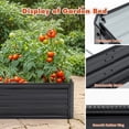 thumbnail image 6 of Aukfa Galvanized Raised Garden Bed Outdoor, Metal Planter Box for Vegetables/Flowers/Herbs, 6x3x1FT, Black, 6 of 8