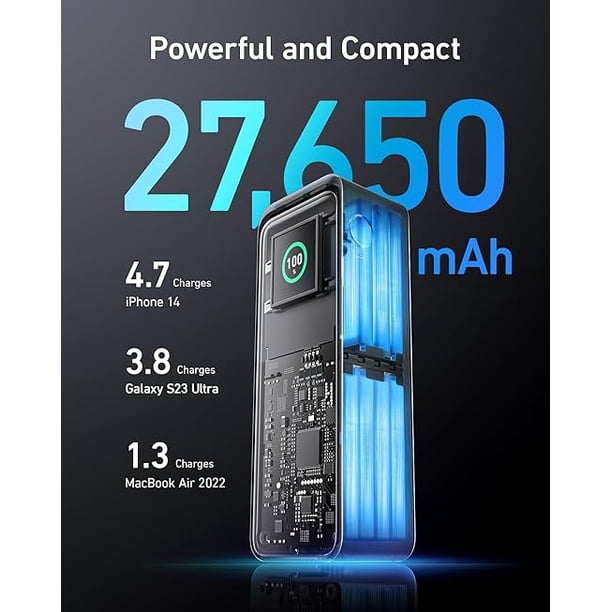 Anker Prime - Power bank - 250 Watt - 27650 mAh - 99.54 Wh