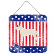 thumbnail image 1 of Caroline's Treasures USA Patriotic Dogo Argentino Impresiones para colgar en la pared o en la puerta BB3367DS66, 6 x 6, multicolor Caroline's Treasures BB3367DS66, 1 of 1