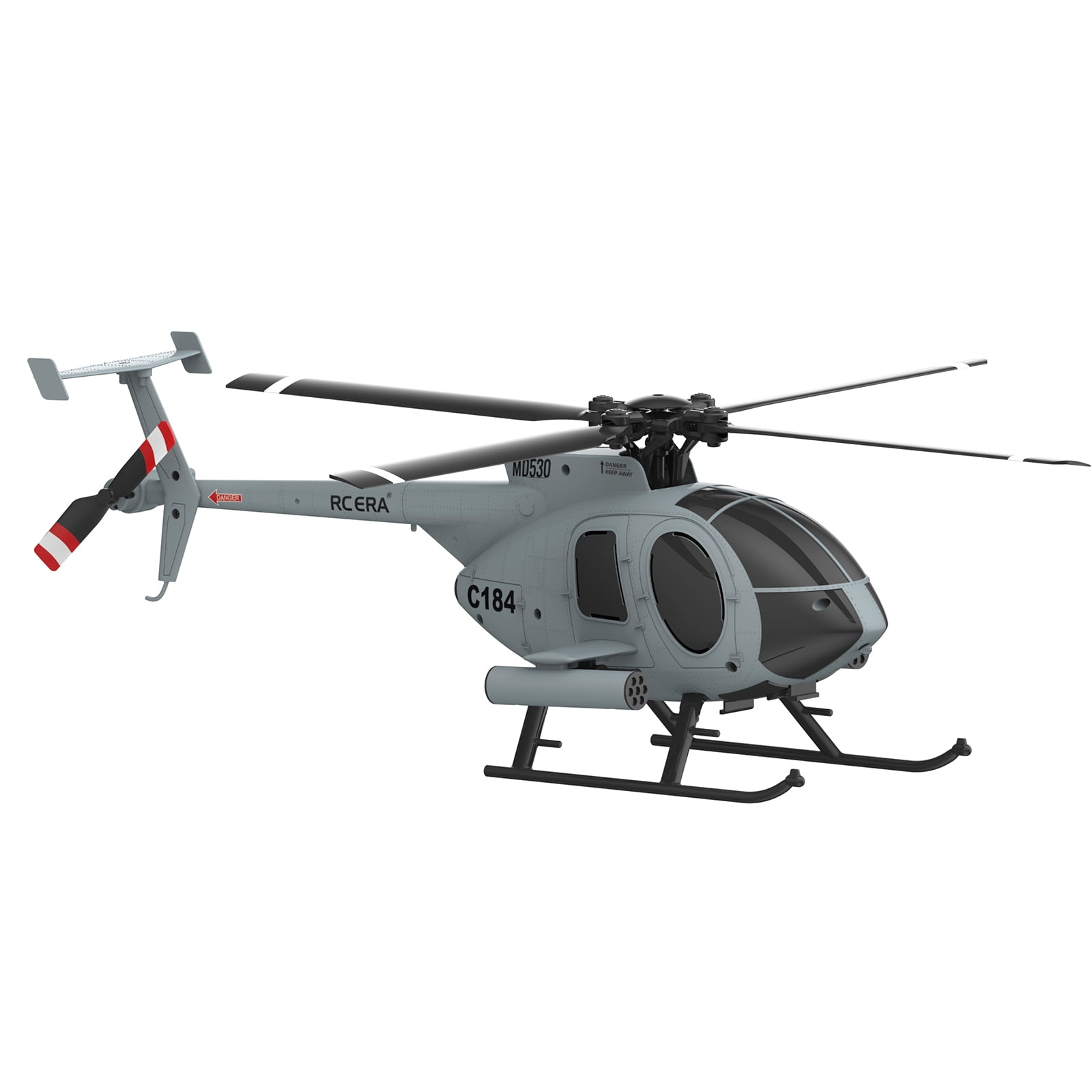 RC ERA C184 MD500 2.4G 4CH RC Helicopter with Optical Flow Sensor, Altitude Hold, Realistic Simulation, Upgraded Transmitter