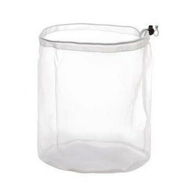 Shisuyan Drawstring Mesh Laundry Bags Transparent 1Pcs 14.54X12.18X0.39In Nylon
