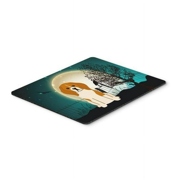Halloween Scary Beagle Tricolor Mouse Pad, Hot Pad or Trivet