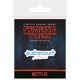 thumbnail image 1 of Stranger Things - Insignia Esmaltado Starcourt Mall (Azul, Blanco, Rosa), 1 of 2