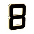 thumbnail image 2 of Modern LED Illuminated Number Sign Outdoor Address Plaque For Wall Or Door With Customizable Digit Display Succulent Wall Decorations for Living Room Cute Small Couches for Bedrooms Door Welcome, 2 of 4