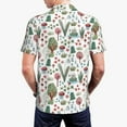 thumbnail image 4 of Balery Frog and Forest Plants Printed Men’s Short Sleeve Polo Shirt, Midweight Men's Shirt,Golf Polo shirts -XX-Large, 4 of 9