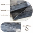 thumbnail image 6 of 2'x6' Rug Runners for Hallways Kitchen, Blue Brown Farmhouse Non Slip Entryway Beside Floor Carpet Runner, Vintage Wooden Country Washable Laundry Room Bedroom Throw Rugs Mat for Family Pet, 6 of 8