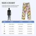 thumbnail image 4 of Picia Butterflies2 Mens Soft Woven Cotton Elastic Waistband Sleep Pajama Pant Lounge Sleep Pant With Pockets And Drawstring-XX-Large, 4 of 9