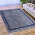thumbnail image 2 of Casavani Living Room Mat Garden Yoga Area Rug, Blue 3x3 feet, 2 of 6