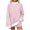 06# Pink, variant on Ihhxva Women's Knit Tops Oversized Striped Sweater Soft Winter Pullover Relaxed Mock Neck Top Chunky Casual Long Sleeve Cozy Tunic Blouse for Holiday S-5XL