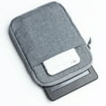 thumbnail image 2 of Redempat Sacs de Protection Facile à Transporter Protection pour Kindles Zip Fermeture Extérieure Poche E-Book Sac Gris Clair 6inch 1Set, 2 of 6