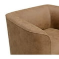 thumbnail image 5 of 33" Swivel Barrel Chair, Modern Upholstered Lounge Chair, 360 Degree Swivel Club Chair, Accent Sofa Chair, Leisure Arm Chair for Living Room, 5 of 5