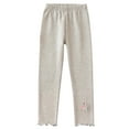 thumbnail image 2 of Spazoro Toddler Girls Leggings, Printed Soft & Comfy Stretchy Elastic Waist Casual Outwear Tights Pants Gray Size 3 T, 2 of 3