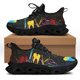 thumbnail image 1 of Zapatillas deportivas para mujer, zapatos de dentista, equipo dental, estampado de verano, malla, zapatos para caminar para mujer, zapatos planos transpirables, calzado para mujer, 1 of 6