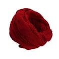 thumbnail image 1 of Sonducket Calentador de cuello de fibra acrílica no tóxico, bufanda hecha punto segura y agradable para la piel, calentador de cuello de punto Accesorios de disfraces Vino rojo, 1 of 6