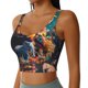 thumbnail image 2 of Fotbe Whimsical Animal Spiral Sujetador Deportivo Largo sin Aros para Mujer con Almohadillas y Soporte Medio, Transpirable y Absorbente, Camiseta Tipo Chaleco o Tank Top-Large, 2 of 8
