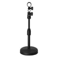 thumbnail image 1 of GLFILL Desktop-Microphone Stand Upgraded Adjustable Table Mic Stand With Base-Microphone Holder Mic Clip For Podcasts Singing Black A, 1 of 7