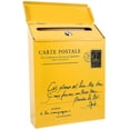 thumbnail image 4 of Yellow Iron Wall Mount Mailbox for Storage Use Durable and Spacious Suitable for Home Office 12.5 x 6.5 x 10 Inches, 4 of 4