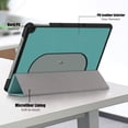 thumbnail image 2 of ELEHOLD Folding Stand Case for Google Pixel Tablet PU Leather Case Adjustable Kickstand Magnetic Folio Slim Shockproof Case for Google Pixel Tablet 2023,Green, 2 of 11