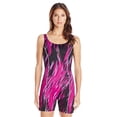 thumbnail image 2 of Adoretex Womens One Piece Solid Swim Unitard Boyleg Swimsuit, 2 of 4