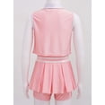 thumbnail image 5 of Kids Girls Casual Golf Sets, Sleeveless Vest Tops and Pleated Skirt With Underwear, Set for Golf Sportswear, 5 of 7
