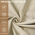 thumbnail image 3 of 3 Pcs L Shaped Couch Covers for Sectional Corner Sofa Stretch 5 Seat Washable Corner Sofa Slipcover Sectional Couch Protector for Living Room(Beige,Milk Silk), 3 of 14